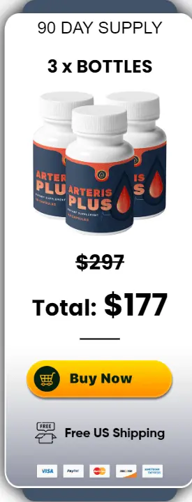 Arteris Plus 3 bottle order page